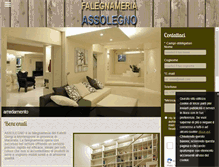 Tablet Screenshot of falegnameriassolegno.it
